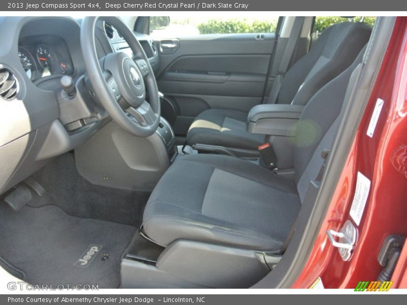 Deep Cherry Red Crystal Pearl / Dark Slate Gray 2013 Jeep Compass Sport 4x4