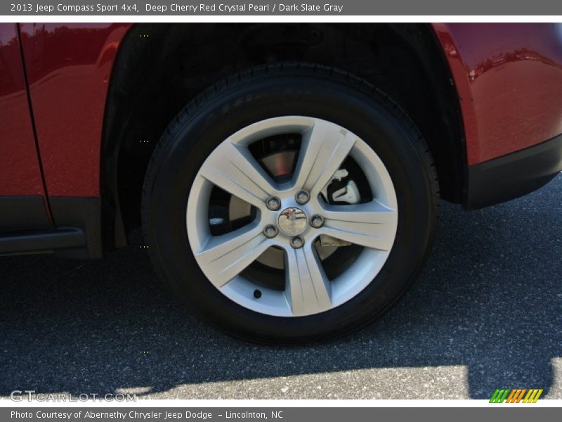 Deep Cherry Red Crystal Pearl / Dark Slate Gray 2013 Jeep Compass Sport 4x4