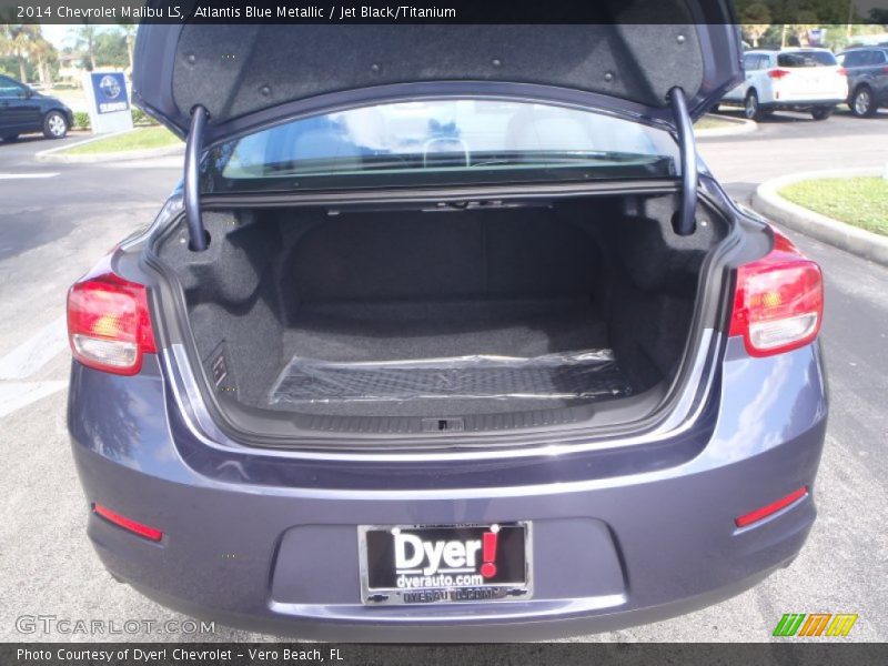 Atlantis Blue Metallic / Jet Black/Titanium 2014 Chevrolet Malibu LS
