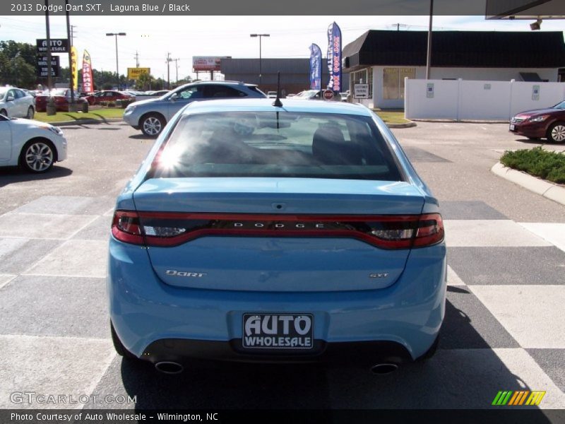 Laguna Blue / Black 2013 Dodge Dart SXT