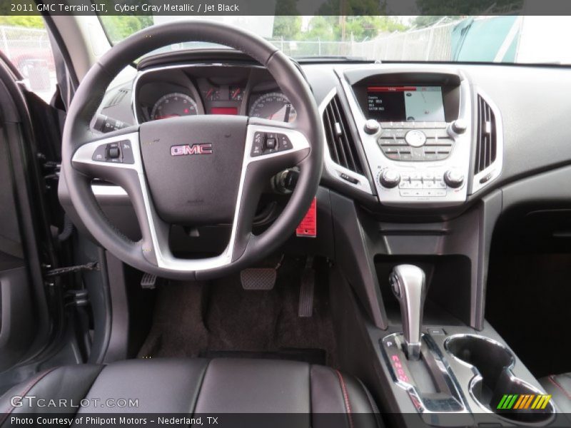 Cyber Gray Metallic / Jet Black 2011 GMC Terrain SLT