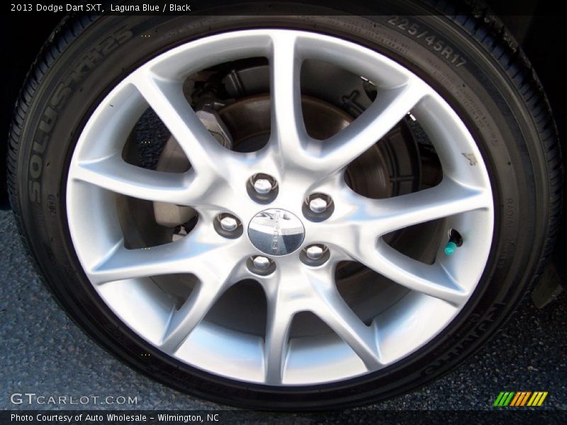 Laguna Blue / Black 2013 Dodge Dart SXT