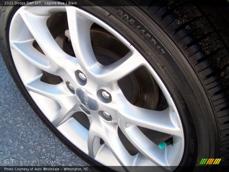 Laguna Blue / Black 2013 Dodge Dart SXT