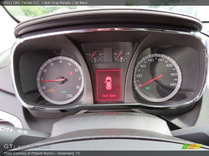 Cyber Gray Metallic / Jet Black 2011 GMC Terrain SLT