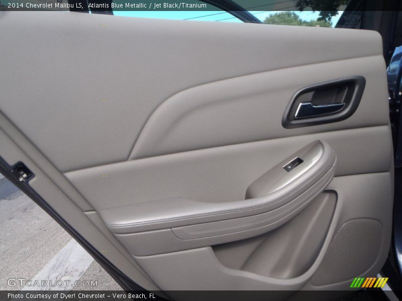 Atlantis Blue Metallic / Jet Black/Titanium 2014 Chevrolet Malibu LS