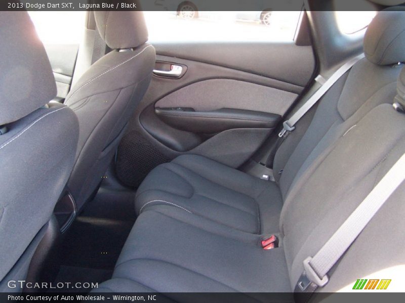 Laguna Blue / Black 2013 Dodge Dart SXT