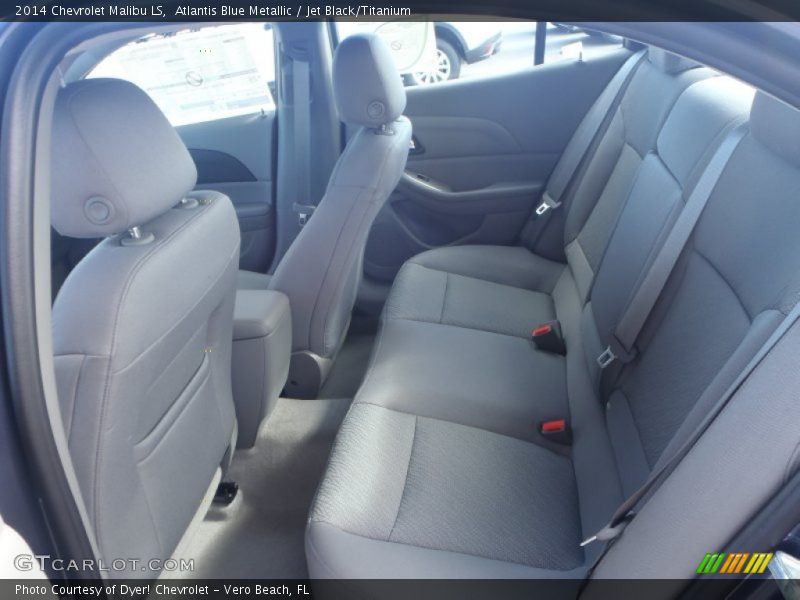 Atlantis Blue Metallic / Jet Black/Titanium 2014 Chevrolet Malibu LS