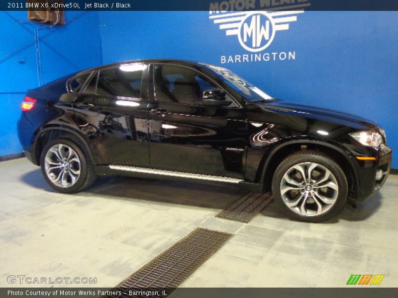 Jet Black / Black 2011 BMW X6 xDrive50i