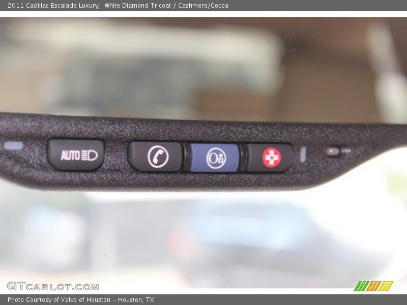 White Diamond Tricoat / Cashmere/Cocoa 2011 Cadillac Escalade Luxury