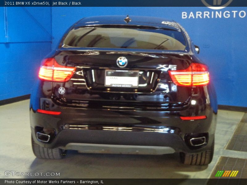 Jet Black / Black 2011 BMW X6 xDrive50i