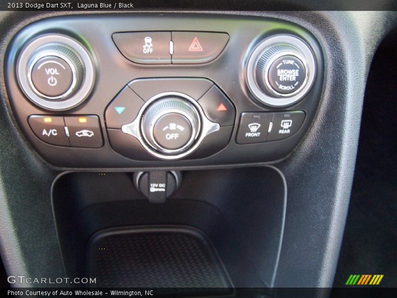 Laguna Blue / Black 2013 Dodge Dart SXT