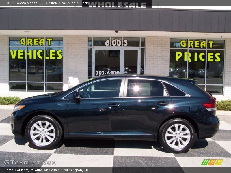 Cosmic Gray Mica / Black 2013 Toyota Venza LE