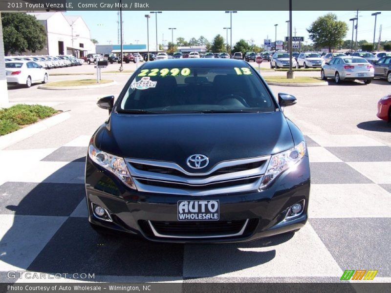 Cosmic Gray Mica / Black 2013 Toyota Venza LE