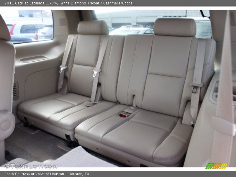 White Diamond Tricoat / Cashmere/Cocoa 2011 Cadillac Escalade Luxury