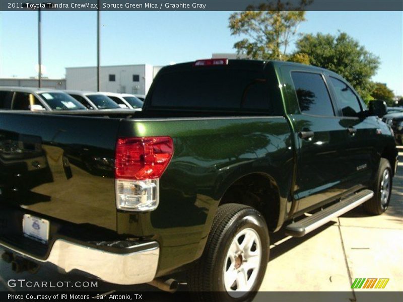 Spruce Green Mica / Graphite Gray 2011 Toyota Tundra CrewMax