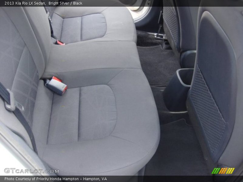 Bright Silver / Black 2013 Kia Rio LX Sedan