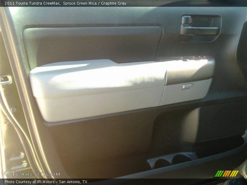 Spruce Green Mica / Graphite Gray 2011 Toyota Tundra CrewMax