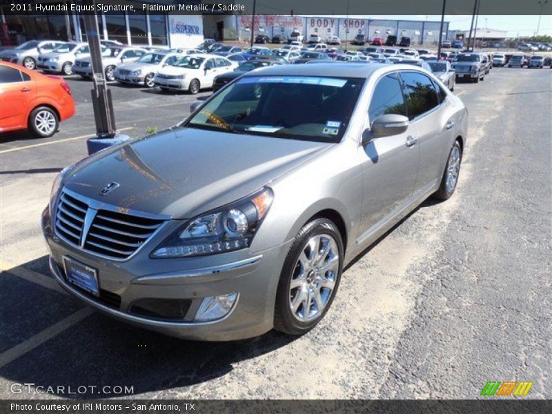 Platinum Metallic / Saddle 2011 Hyundai Equus Signature