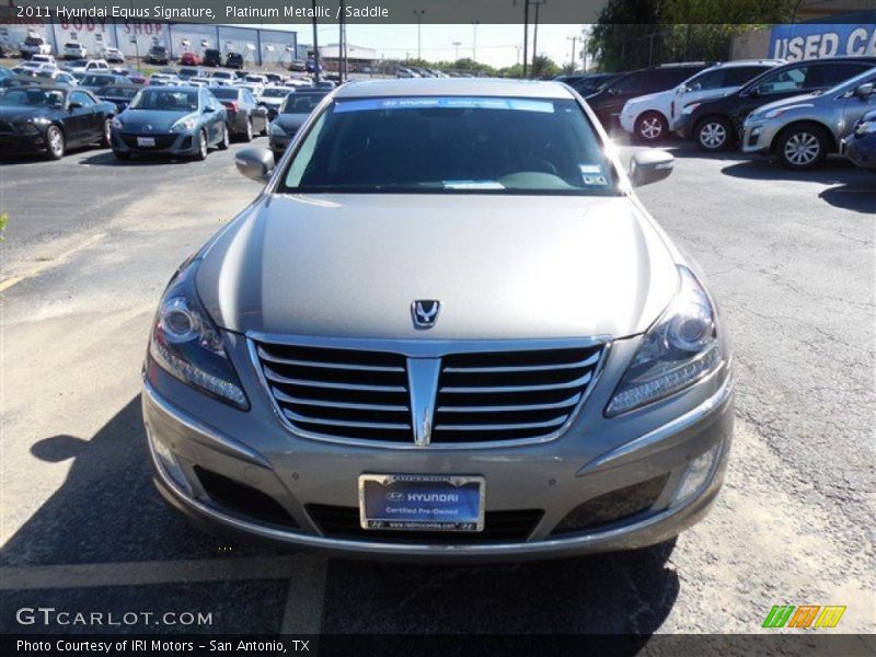 Platinum Metallic / Saddle 2011 Hyundai Equus Signature