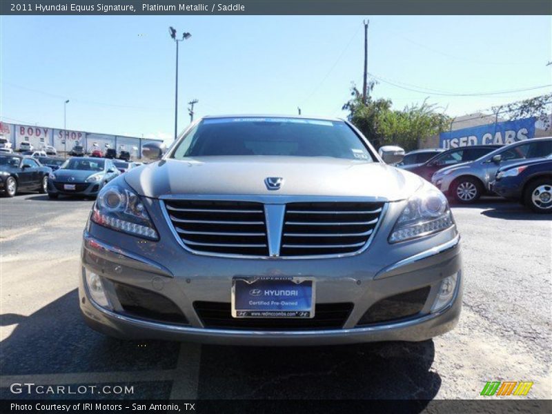 Platinum Metallic / Saddle 2011 Hyundai Equus Signature
