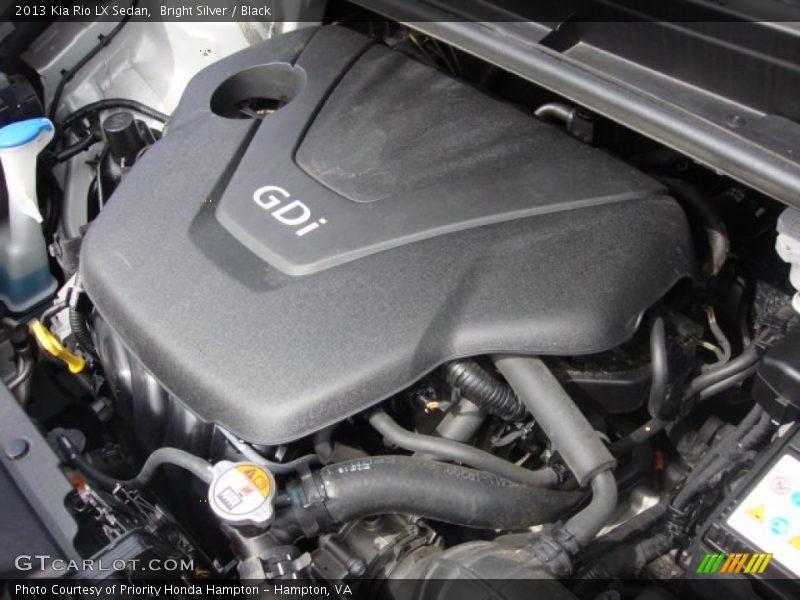Bright Silver / Black 2013 Kia Rio LX Sedan
