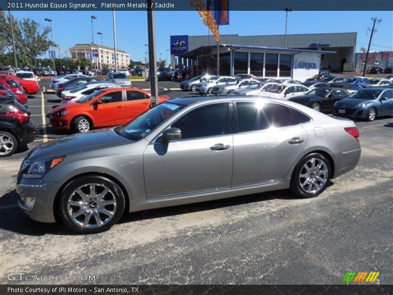 Platinum Metallic / Saddle 2011 Hyundai Equus Signature