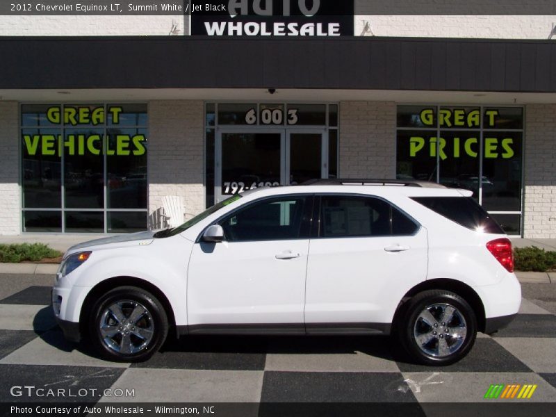 Summit White / Jet Black 2012 Chevrolet Equinox LT