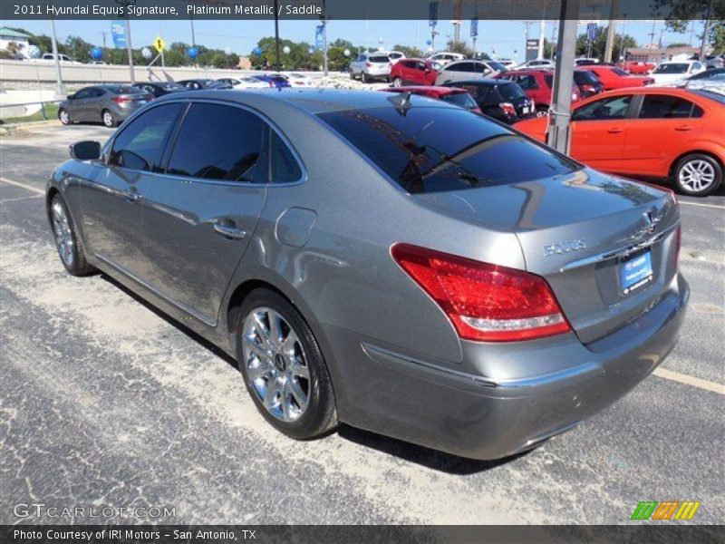 Platinum Metallic / Saddle 2011 Hyundai Equus Signature