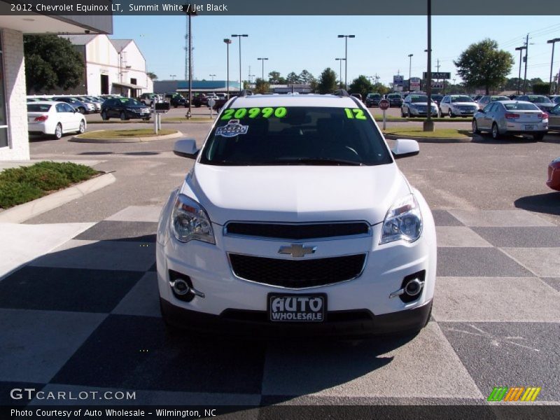 Summit White / Jet Black 2012 Chevrolet Equinox LT