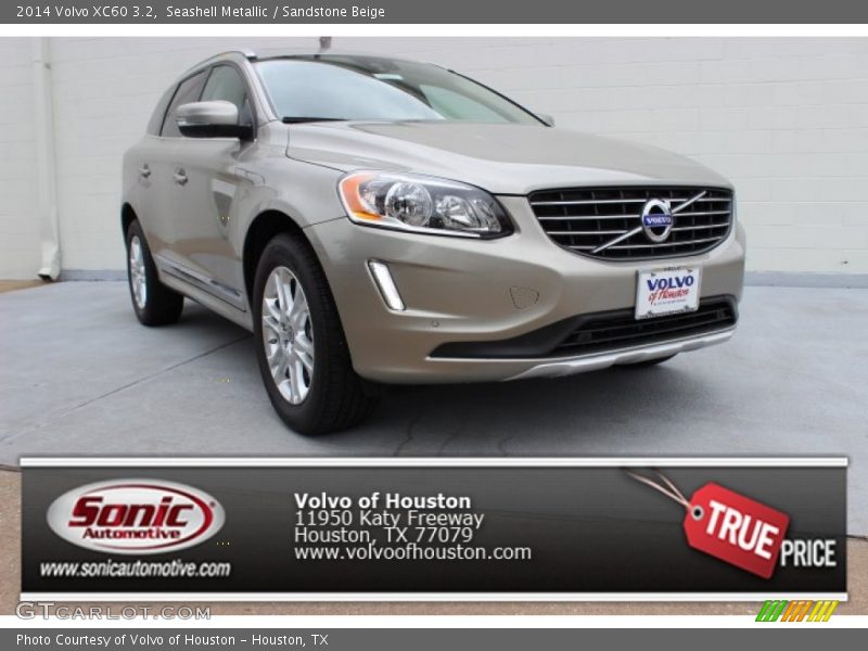 Seashell Metallic / Sandstone Beige 2014 Volvo XC60 3.2