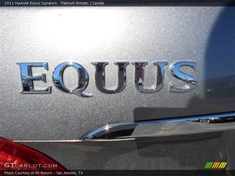 Platinum Metallic / Saddle 2011 Hyundai Equus Signature