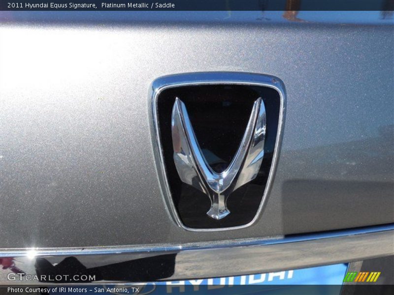 Platinum Metallic / Saddle 2011 Hyundai Equus Signature