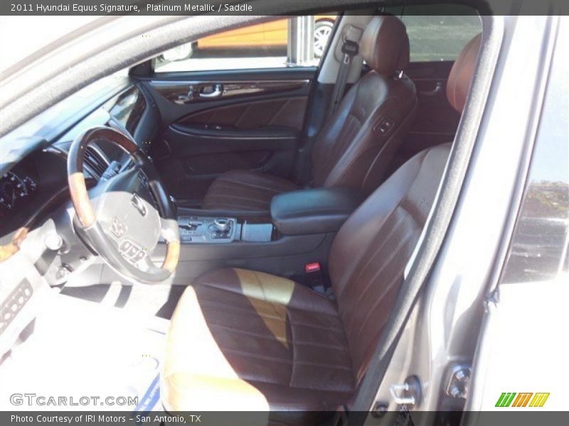 Platinum Metallic / Saddle 2011 Hyundai Equus Signature