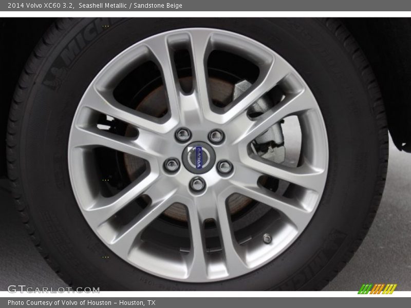 Seashell Metallic / Sandstone Beige 2014 Volvo XC60 3.2