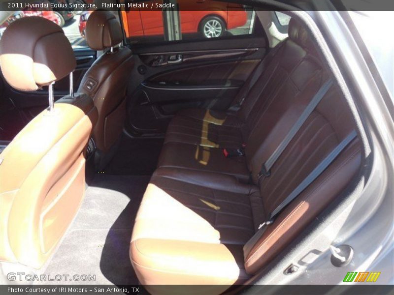 Platinum Metallic / Saddle 2011 Hyundai Equus Signature