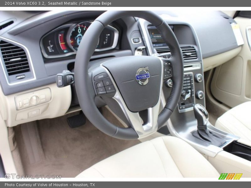 Seashell Metallic / Sandstone Beige 2014 Volvo XC60 3.2