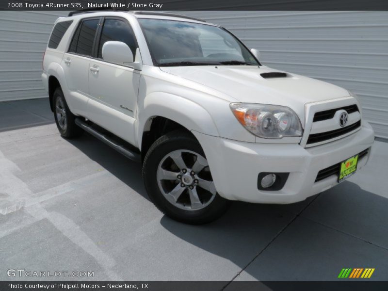 Natural White / Stone Gray 2008 Toyota 4Runner SR5