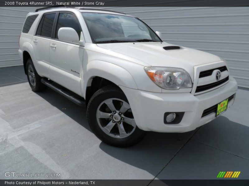 Natural White / Stone Gray 2008 Toyota 4Runner SR5