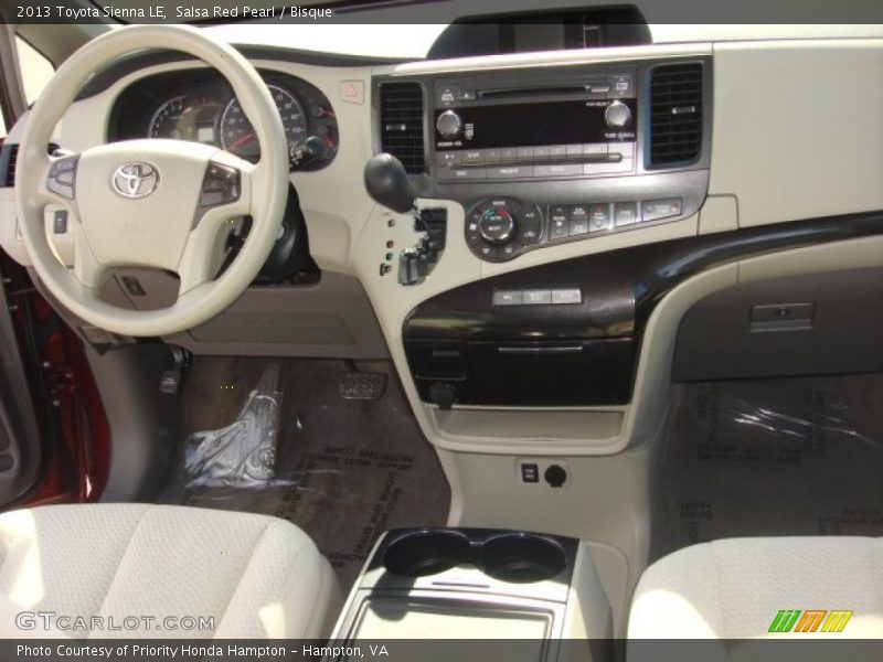 Salsa Red Pearl / Bisque 2013 Toyota Sienna LE
