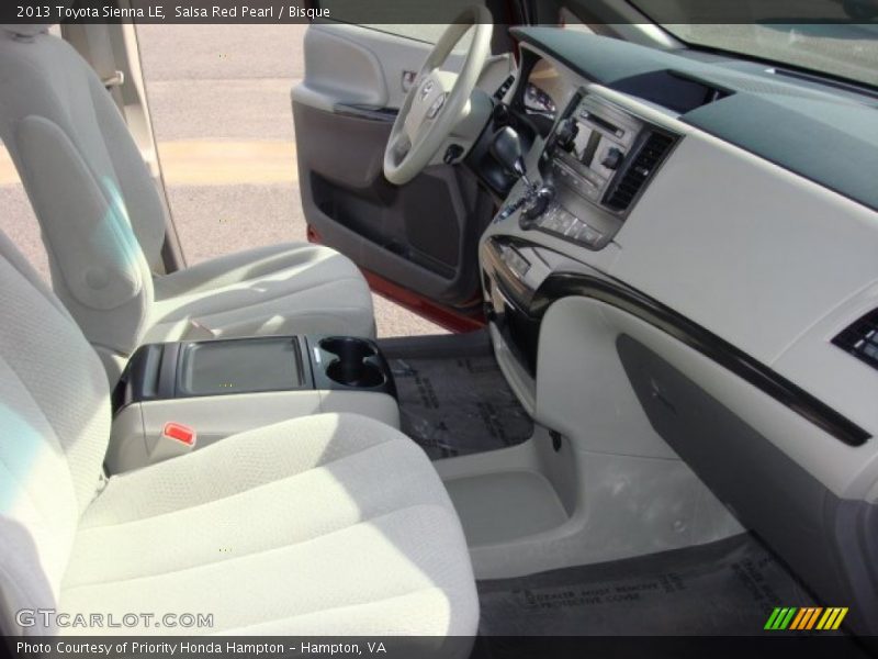 Salsa Red Pearl / Bisque 2013 Toyota Sienna LE