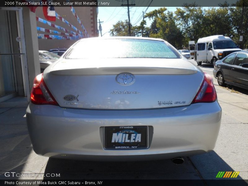 Lunar Mist Metallic / Ivory 2006 Toyota Solara SLE Coupe