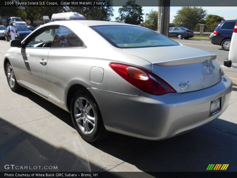Lunar Mist Metallic / Ivory 2006 Toyota Solara SLE Coupe