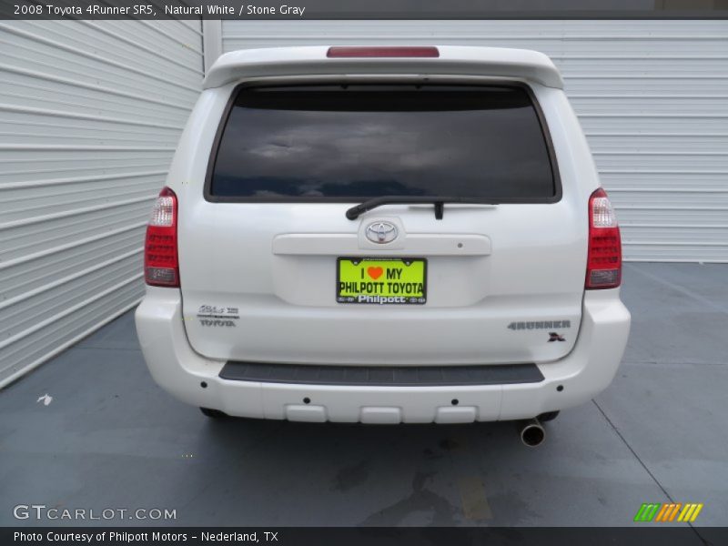 Natural White / Stone Gray 2008 Toyota 4Runner SR5