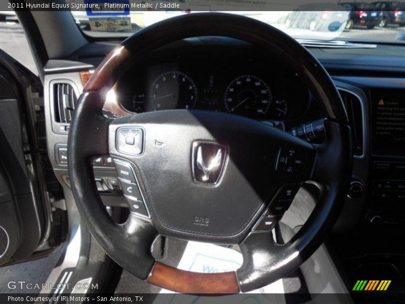 Platinum Metallic / Saddle 2011 Hyundai Equus Signature
