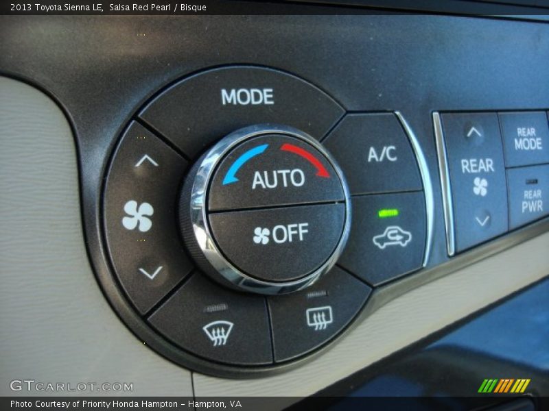 Salsa Red Pearl / Bisque 2013 Toyota Sienna LE