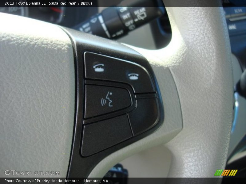 Salsa Red Pearl / Bisque 2013 Toyota Sienna LE