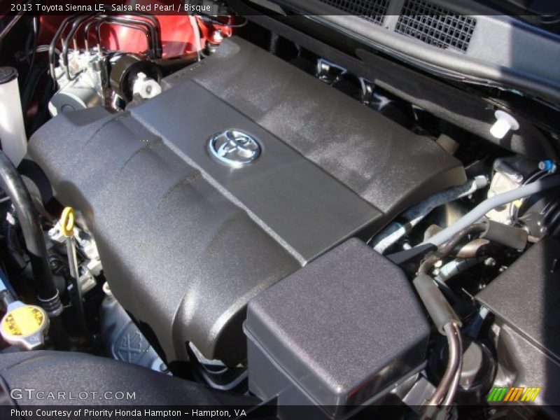 Salsa Red Pearl / Bisque 2013 Toyota Sienna LE