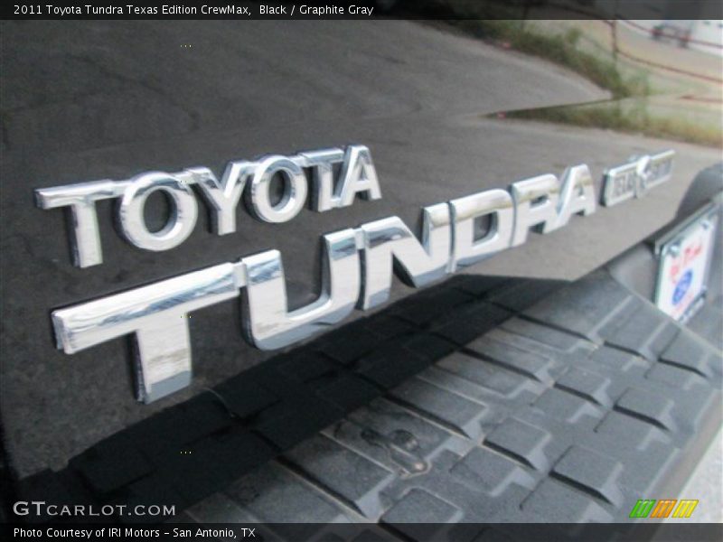 Black / Graphite Gray 2011 Toyota Tundra Texas Edition CrewMax
