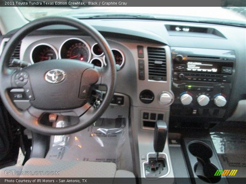Black / Graphite Gray 2011 Toyota Tundra Texas Edition CrewMax