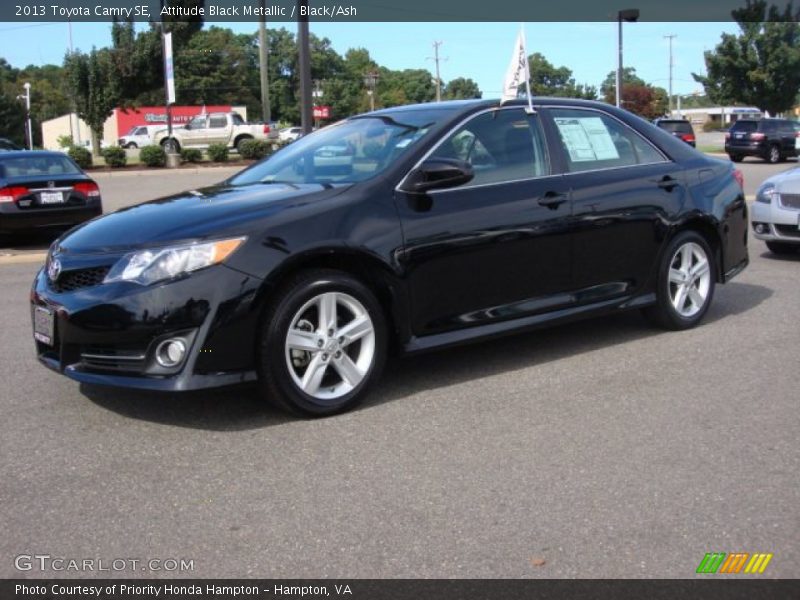 Attitude Black Metallic / Black/Ash 2013 Toyota Camry SE